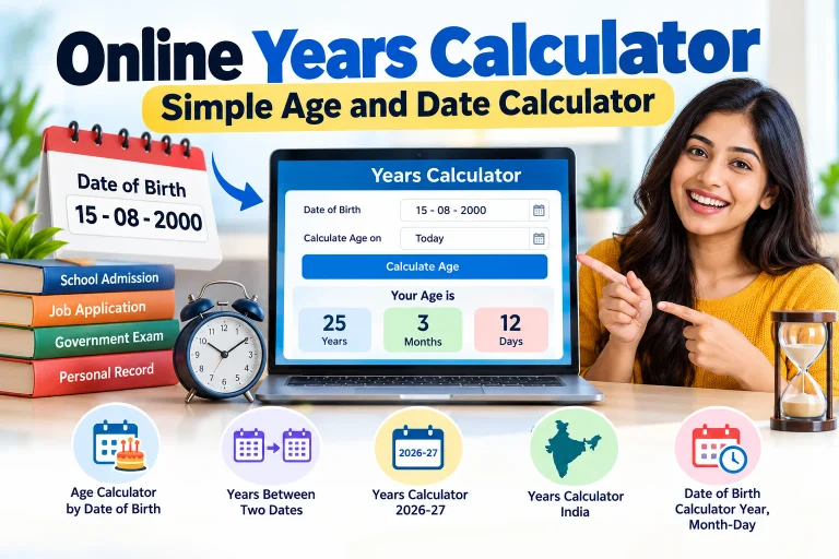 Online Years Calculator
